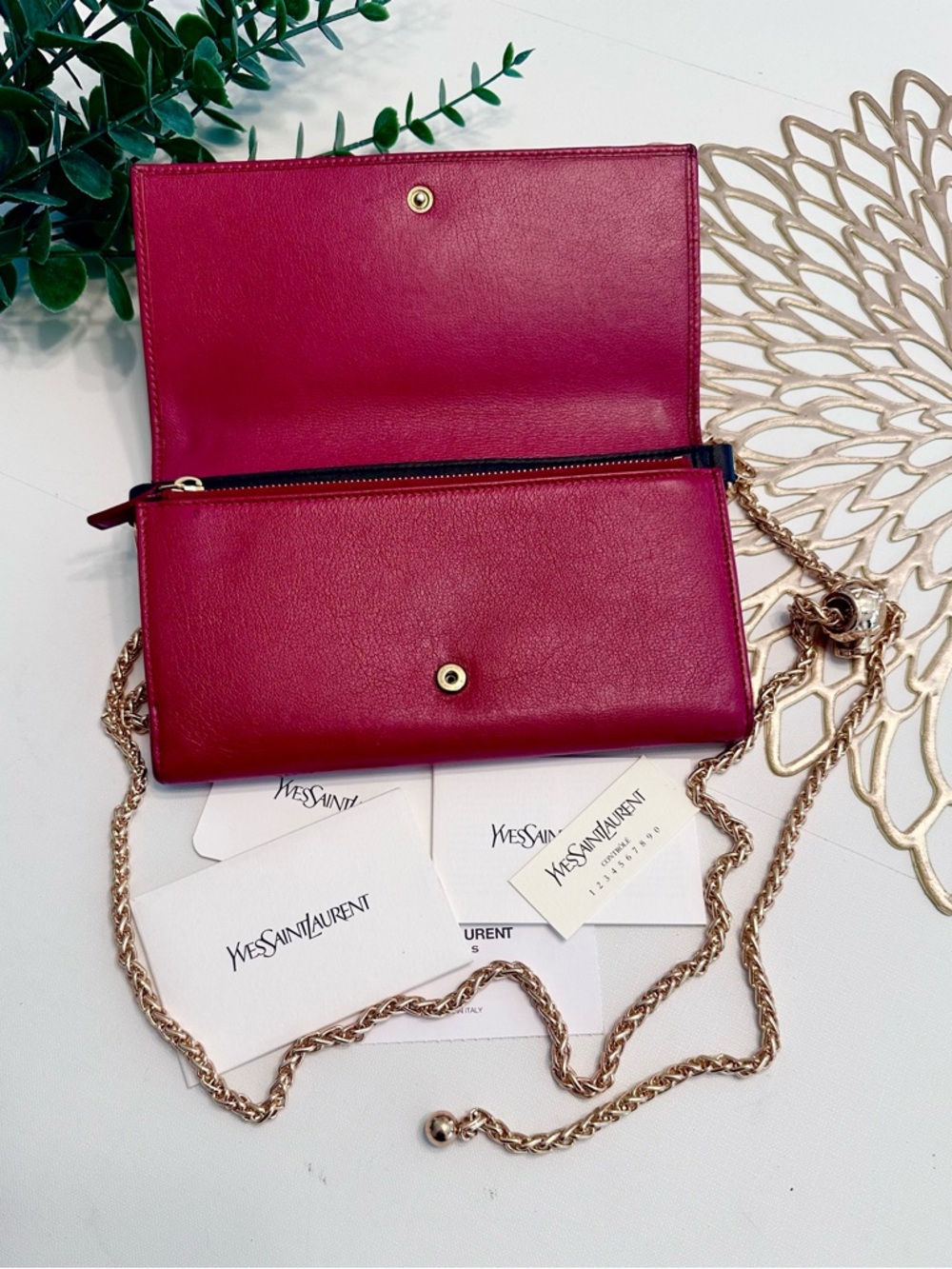 Yves Saint Laurent Leather Wallet - Picture 8 of 12